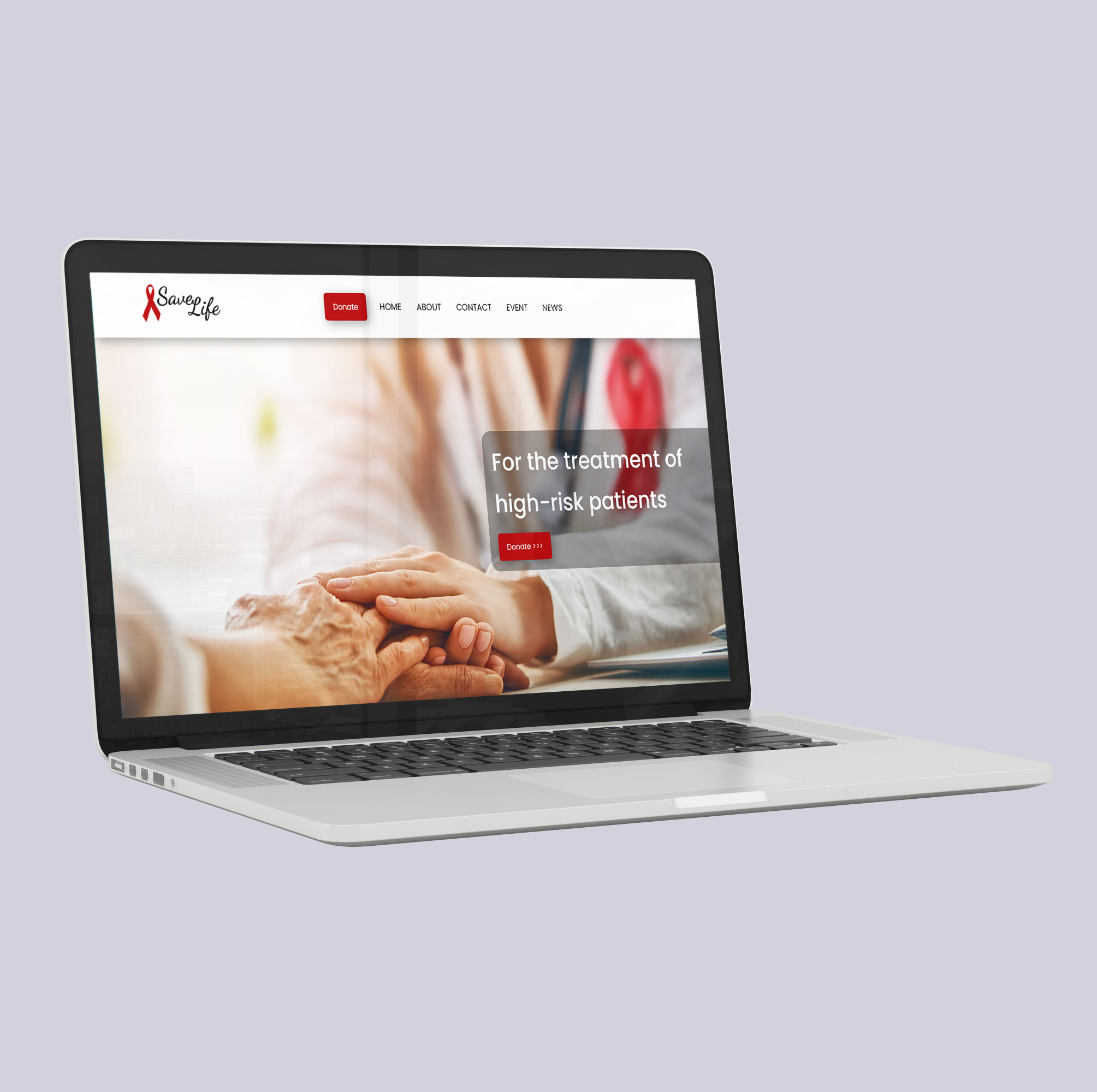 The Save Life donation platform home page